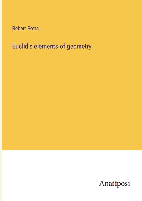 Front cover_Euclid's elements of geometry