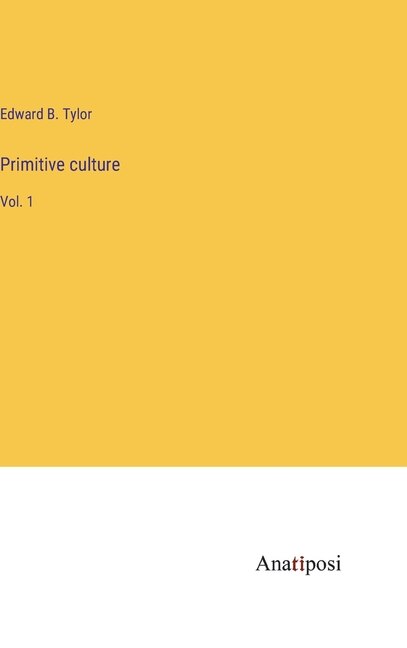 Couverture_Primitive culture