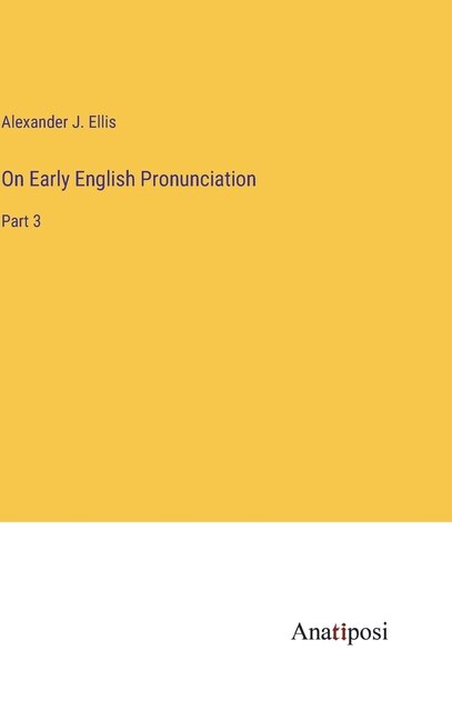 Front cover_On Early English Pronunciation