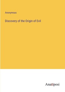 Couverture_Discovery of the Origin of Evil