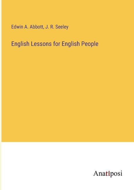 Couverture_English Lessons for English People