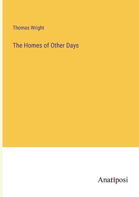 Couverture_The Homes of Other Days