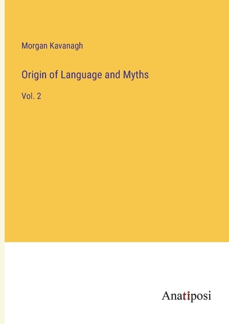 Couverture_Origin of Language and Myths