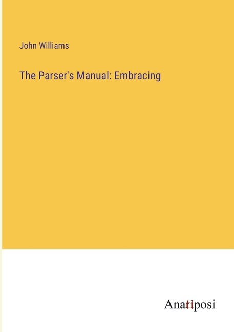 Front cover_The Parser's Manual