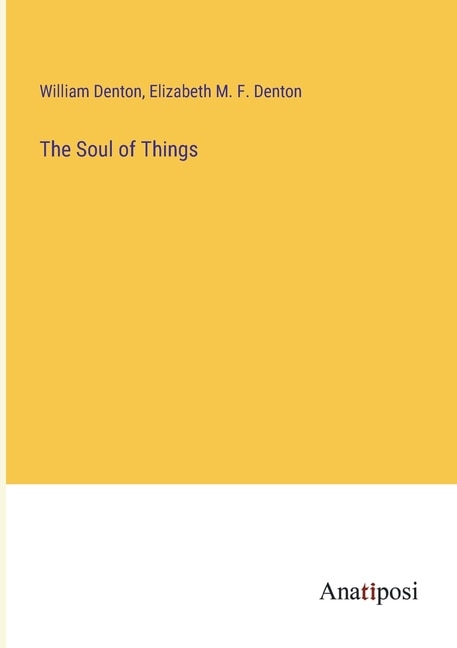 Couverture_The Soul of Things