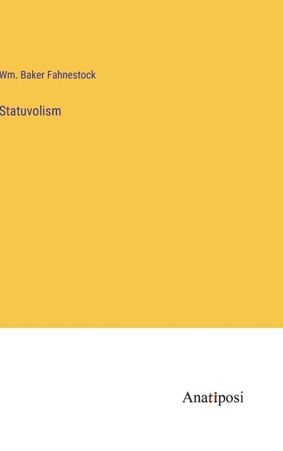 Front cover_Statuvolism