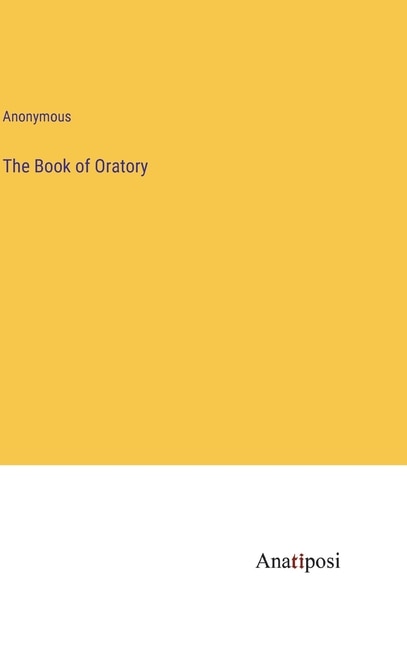 Front cover_The Book of Oratory