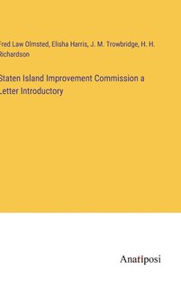 Front cover_Staten Island Improvement Commission a Letter Introductory
