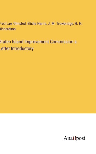 Front cover_Staten Island Improvement Commission a Letter Introductory