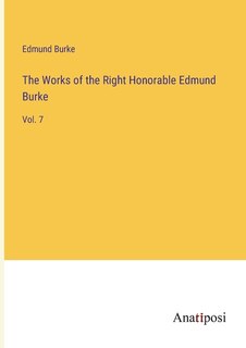 Front cover_The Works of the Right Honorable Edmund Burke