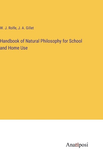Couverture_Handbook of Natural Philosophy for School and Home Use