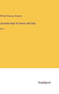 Front cover_Journals Kept in France and Italy