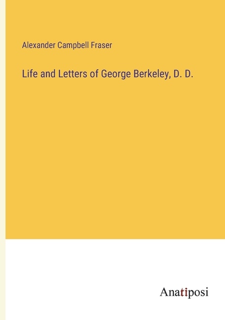 Couverture_Life and Letters of George Berkeley, D. D.