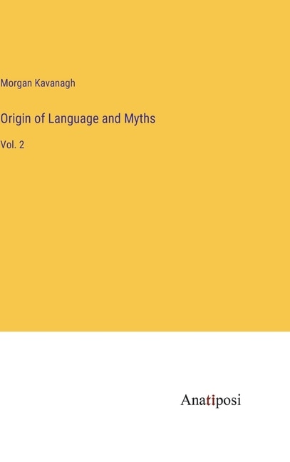 Front cover_Origin of Language and Myths