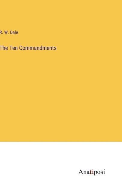 Front cover_The Ten Commandments