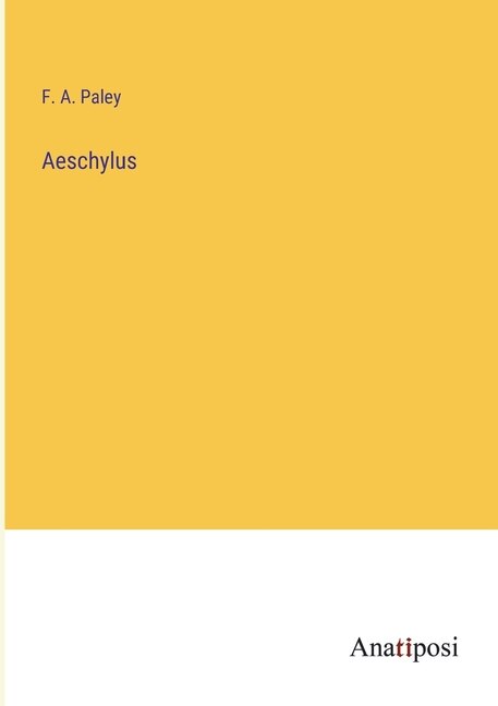 Front cover_Aeschylus