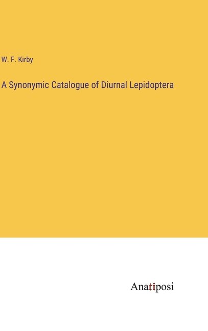 Front cover_A Synonymic Catalogue of Diurnal Lepidoptera