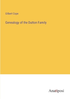 Front cover_Genealogy of the Dutton Family