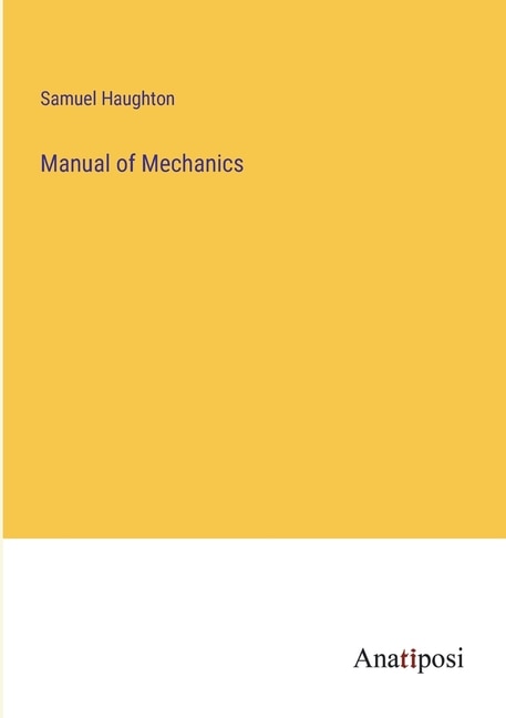 Couverture_Manual of Mechanics