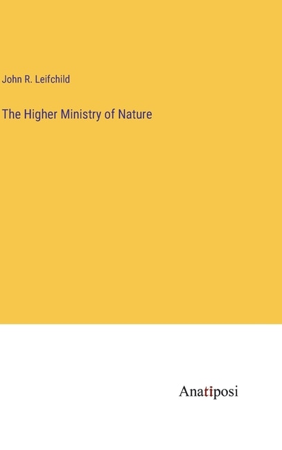 Front cover_The Higher Ministry of Nature