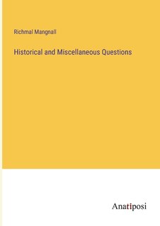 Front cover_Historical and Miscellaneous Questions
