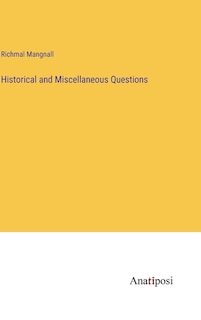Front cover_Historical and Miscellaneous Questions