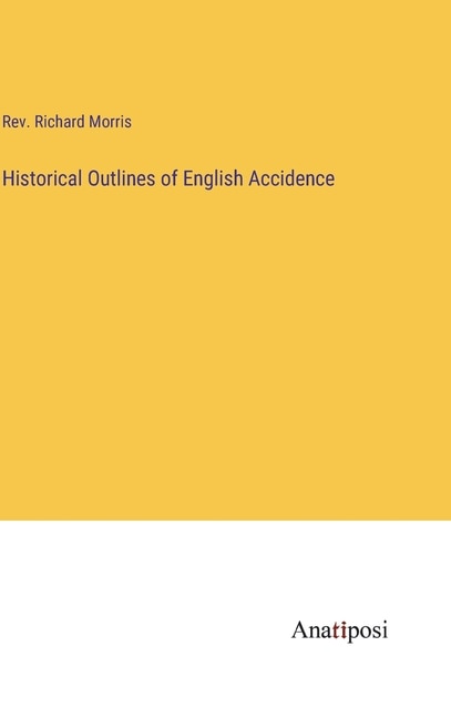 Couverture_Historical Outlines of English Accidence