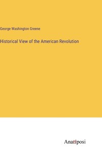 Couverture_Historical View of the American Revolution