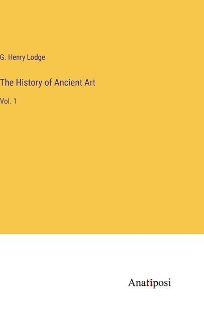 Front cover_The History of Ancient Art