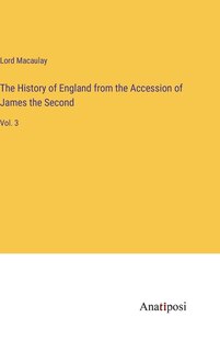Couverture_The History of England from the Accession of James the Second