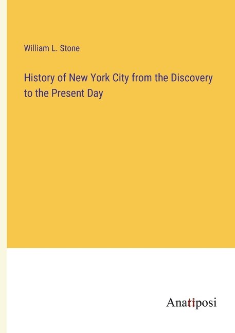 Couverture_History of New York City from the Discovery to the Present Day