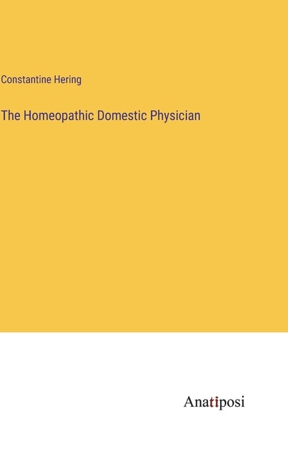 Front cover_The Homeopathic Domestic Physician