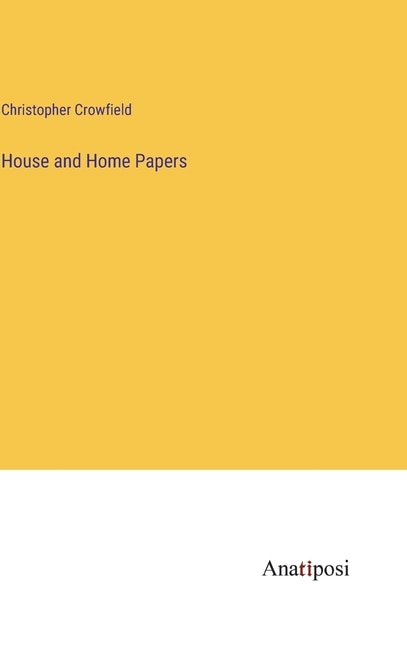 Front cover_House and Home Papers
