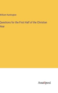 Couverture_Questions for the First Half of the Christian Year