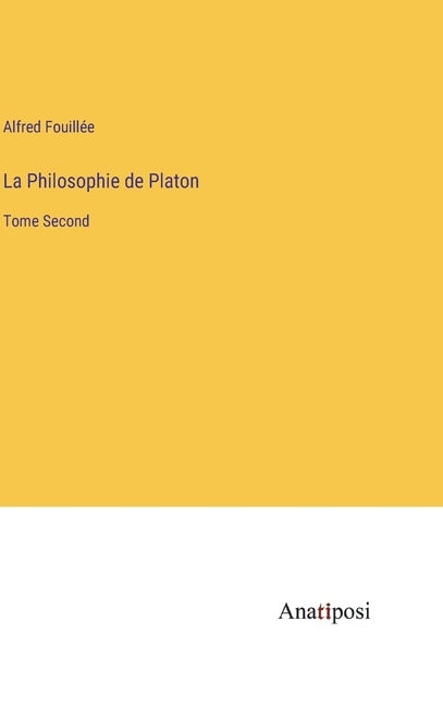 Front cover_La Philosophie de Platon