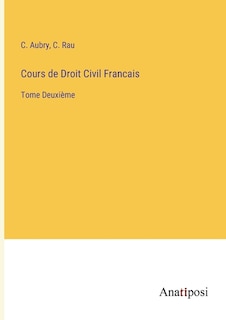Front cover_Cours de Droit Civil Francais