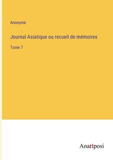 Couverture_Journal Asiatique ou recueil de mémoires