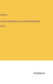 Couverture_Journal Asiatique ou recueil de m&eacute;moires