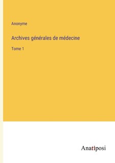 Couverture_Archives générales de médecine