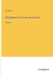 Couverture_Bibliothèque de l'École des Chartes