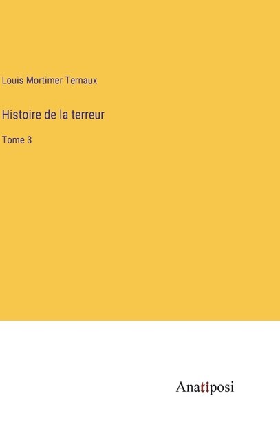 Couverture_Histoire de la terreur