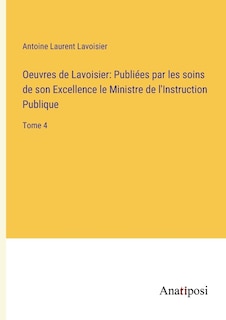 Front cover_Oeuvres de Lavoisier