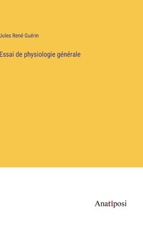 Front cover_Essai de physiologie générale