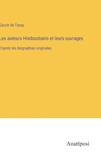 Front cover_Les auteurs Hindoustanis et leurs ouvrages