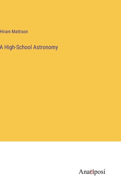 Couverture_A High-School Astronomy