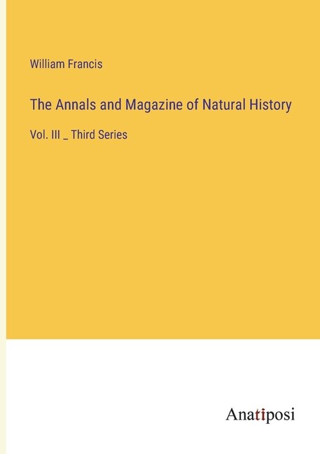 Front cover_The Annals and Magazine of Natural History