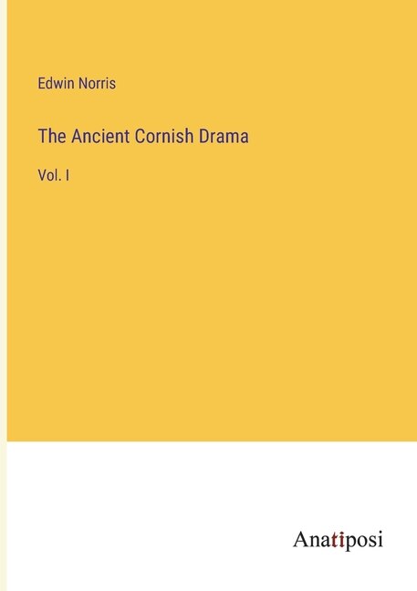 Couverture_The Ancient Cornish Drama