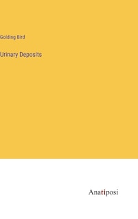 Couverture_Urinary Deposits