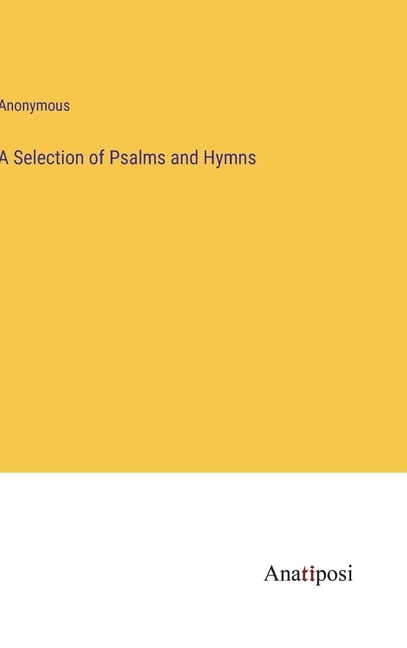 Couverture_A Selection of Psalms and Hymns