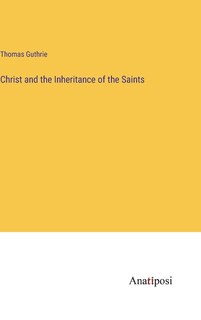 Couverture_Christ and the Inheritance of the Saints